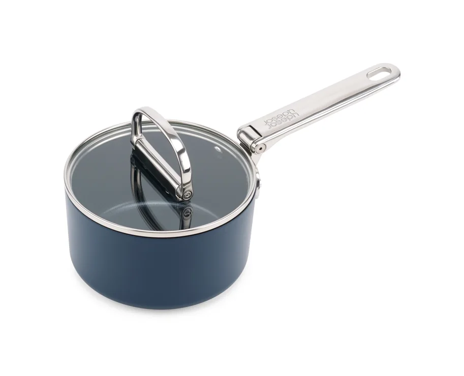 Space Stielkasserolle D15cm Griff klappbar mit Deckel