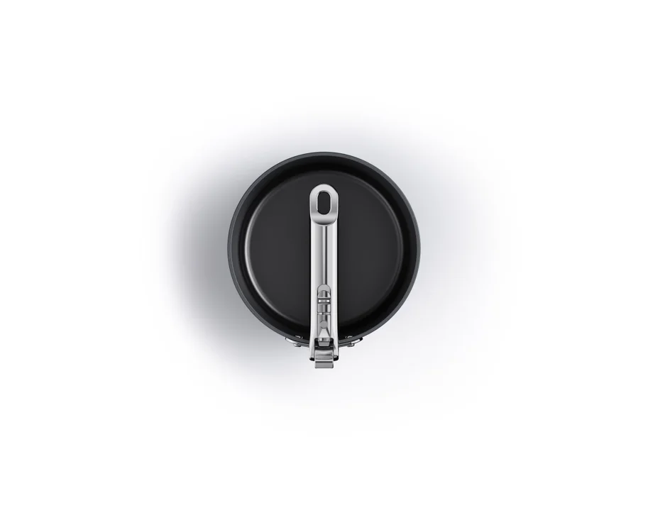 Space Stielkasserolle D19cm Griff klappbar mit Deckel
