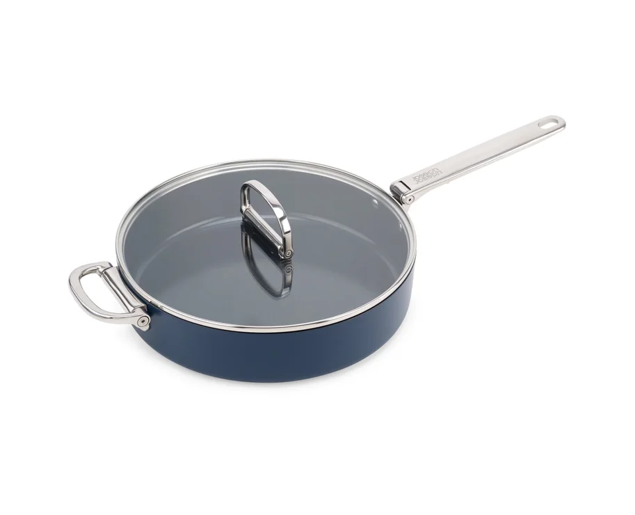 Space Stielkasserolle D28cm Griff klappbar mit Deckel