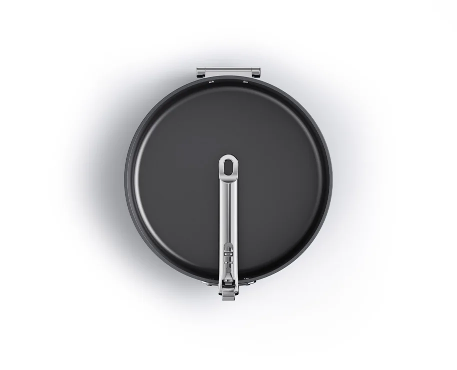 Space Stielkasserolle D28cm Griff klappbar mit Deckel