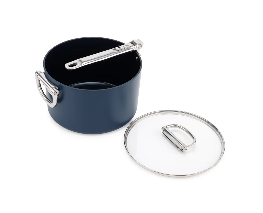Space Stielkasserolle D23cm Griff klappbar mit Deckel