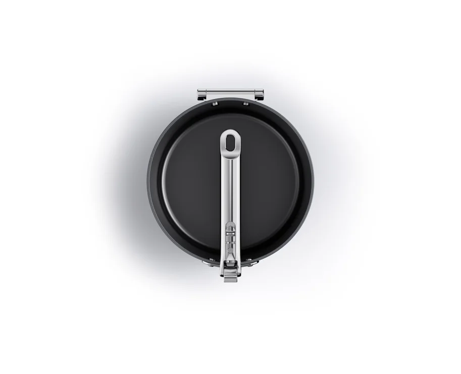 Space Stielkasserolle D23cm Griff klappbar mit Deckel