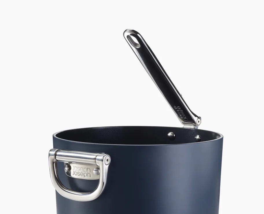 Space Stielkasserolle D23cm Griff klappbar mit Deckel