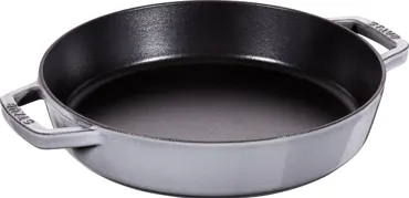 Paella-Pfanne 34cm, Graphit-Grau, Gusseisen