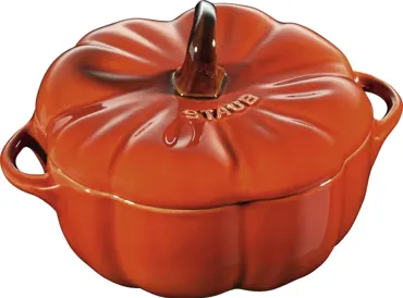 Cocotte 12cm, Kürbis, Zimt, Keramik 0.5l