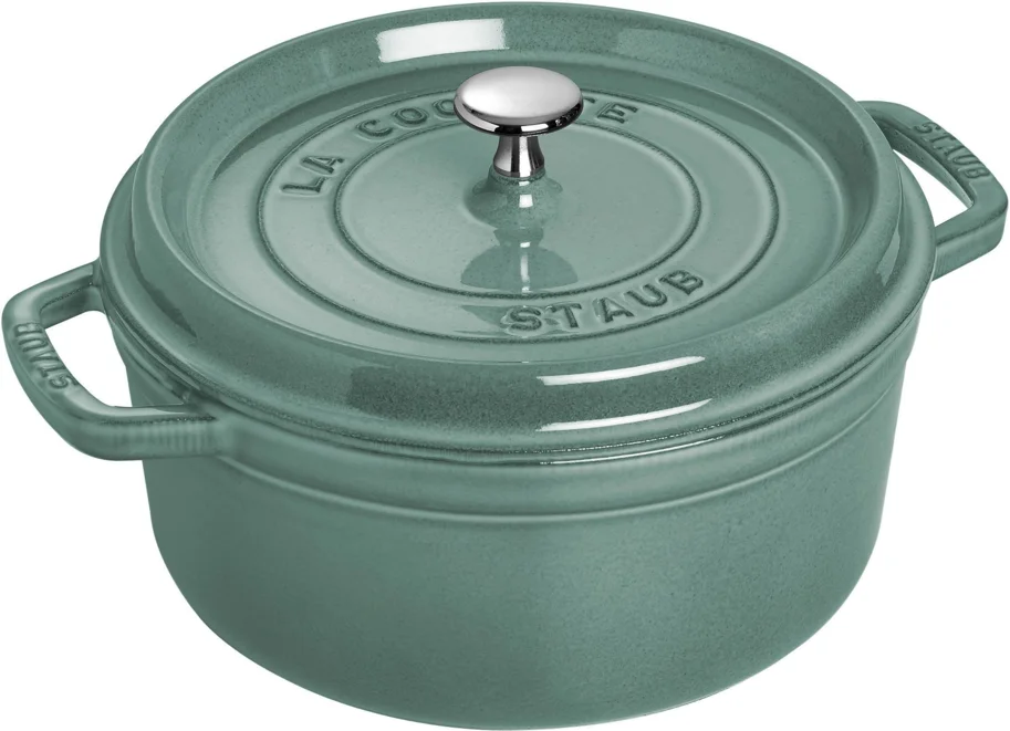 Cocotte 26cm, rund, Eucalyptus , Gusseisen 5.25l