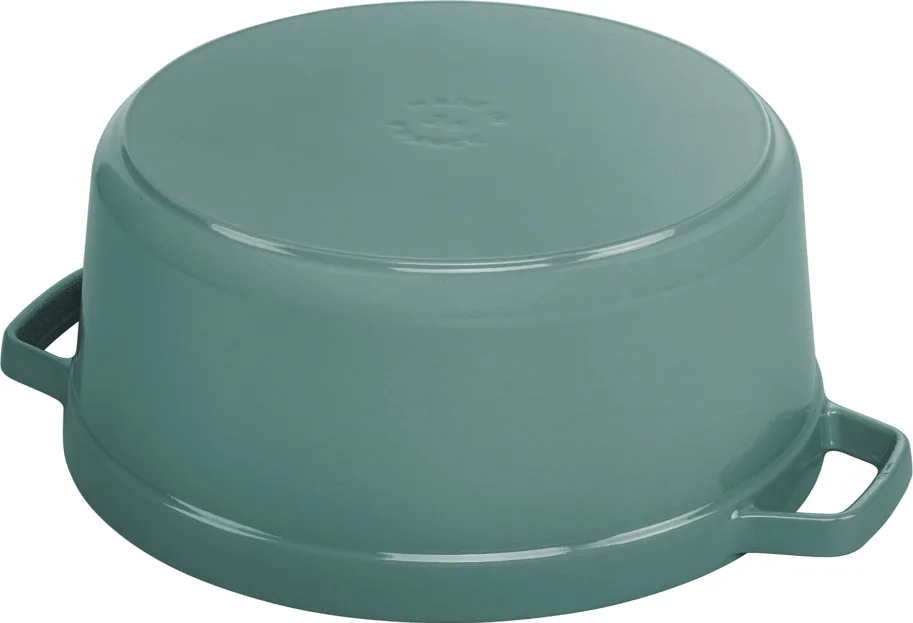 Cocotte 28cm, rund, Eucalyptus, Gusseisen 6.7l