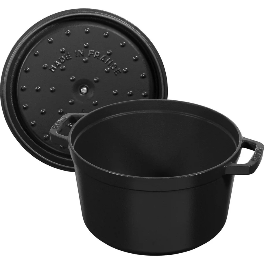 La Cocotte Cocotte hoch, 24cm Schwarz 4.7l