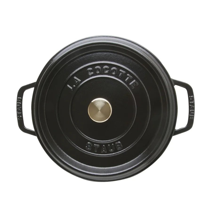 La Cocotte Cocotte hoch, 24cm Schwarz 4.7l