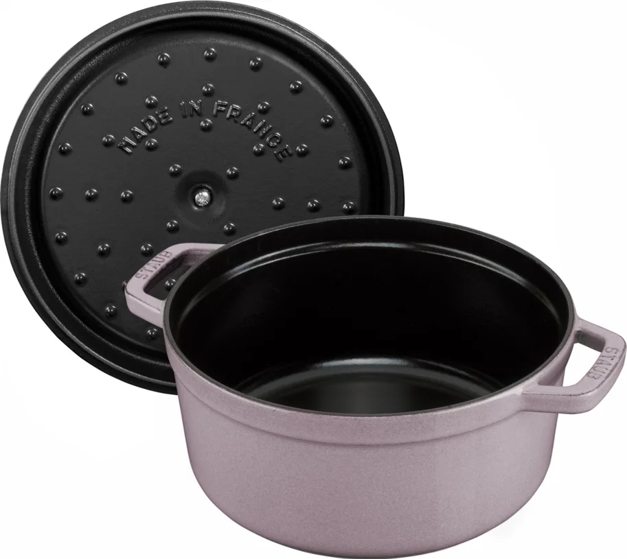 Cocotte 22cm, rund, Kirschblüte, Gusseisen 2.6l