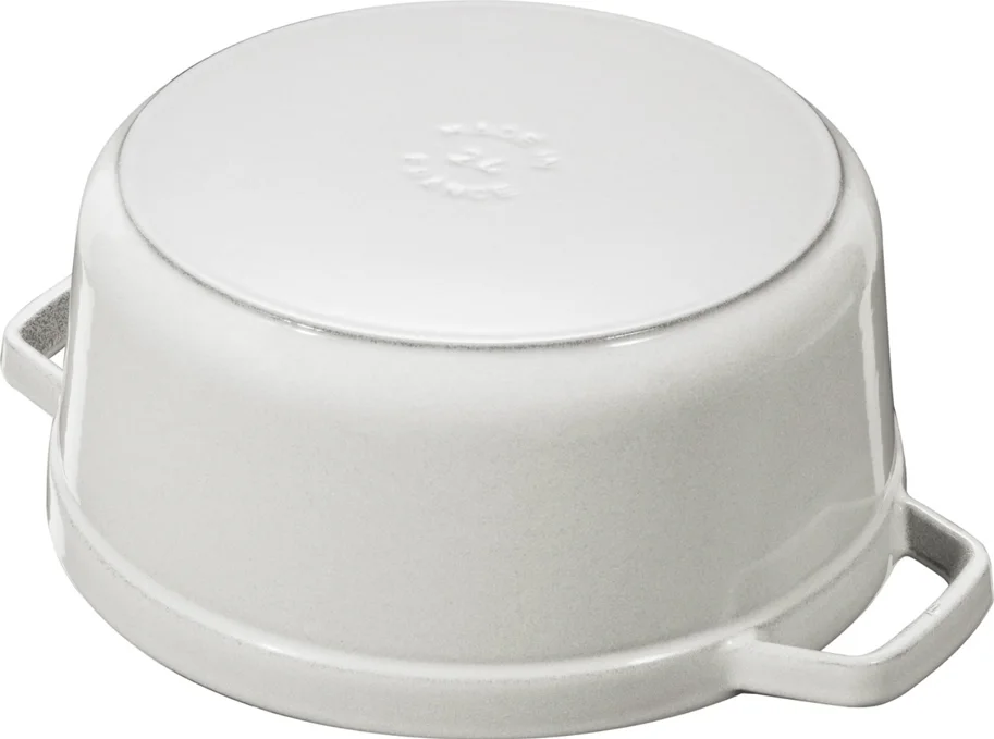 Cocotte 18cm, rund, Weisser Trüffel, Gusseisen 1.7l