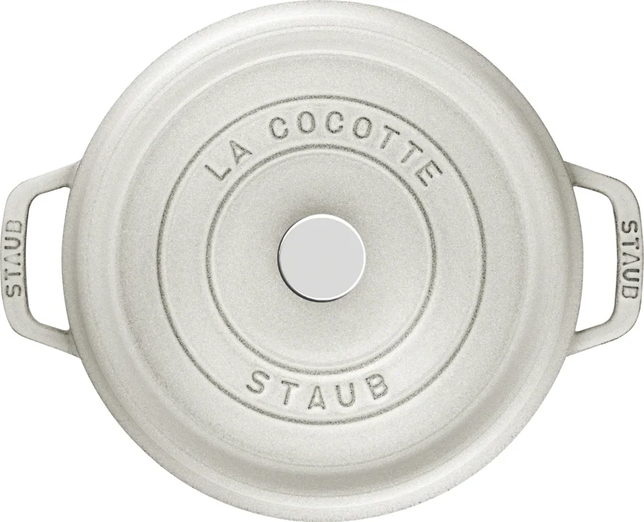 Cocotte 28cm, rund, Weisser Trüffel, Gusseisen 6.7l