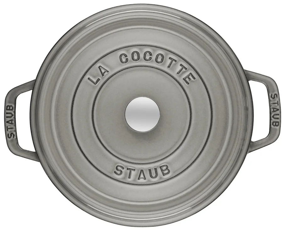 Cocotte 26cm, rund, Graphit-Grau, Gusseisen 5.25l