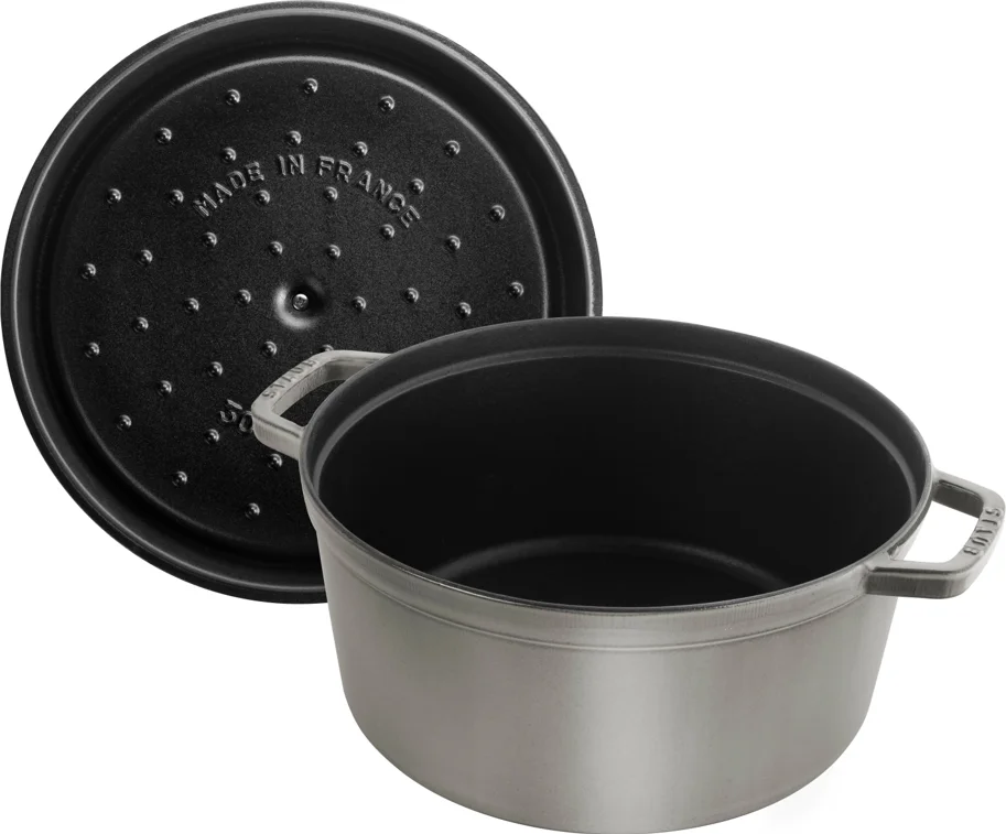 Cocotte 30cm, rund, Graphit-Grau, Gusseisen 8.35l