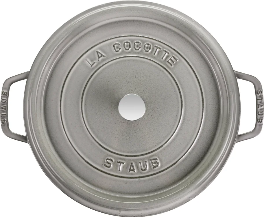 Cocotte 30cm, rund, Graphit-Grau, Gusseisen 8.35l