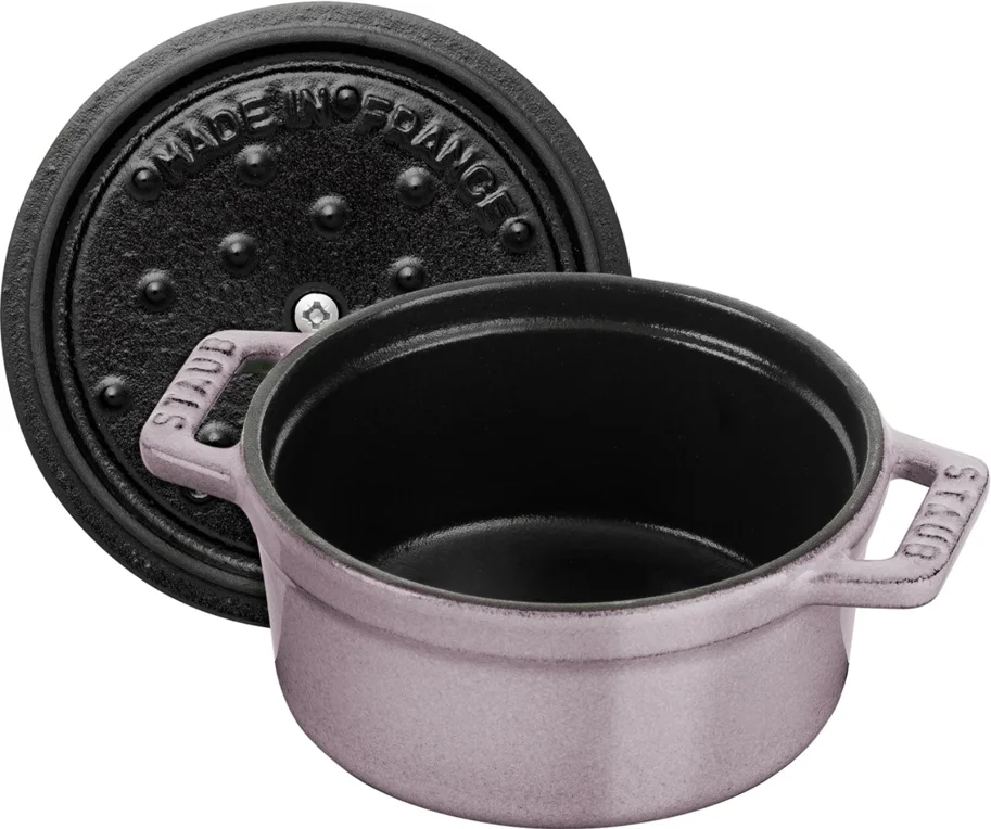 Mini Cocotte 10cm, rund, Kirschblüte, Gusseisen 0.25l