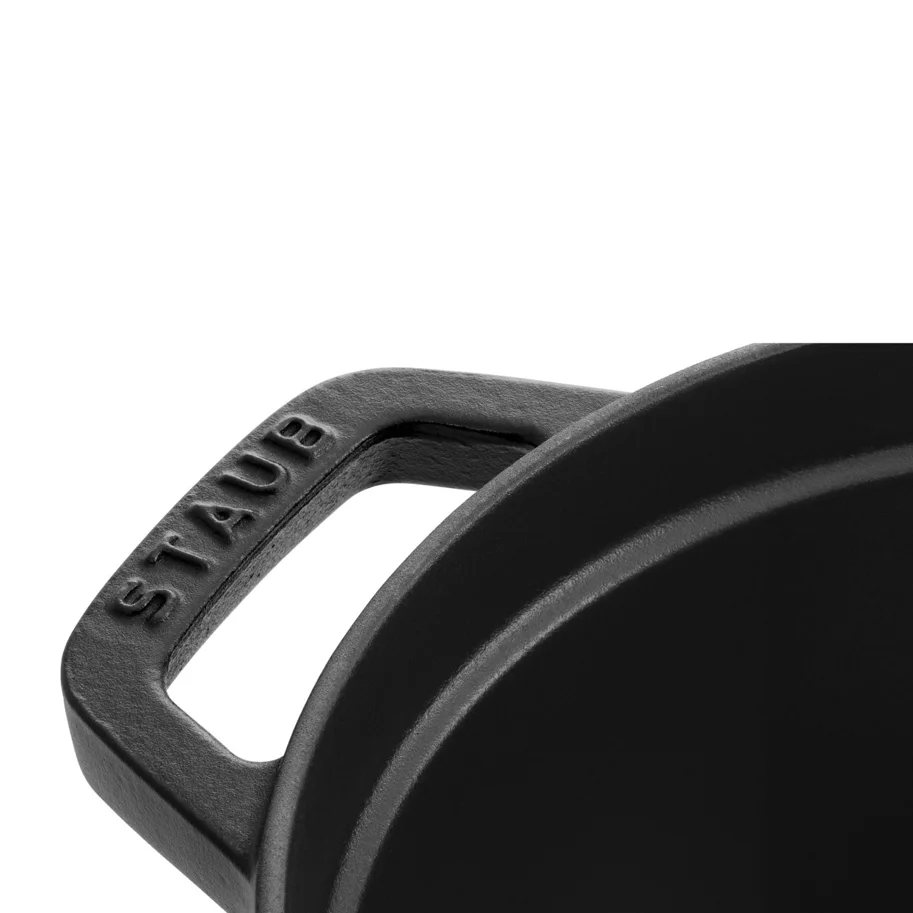 Cocotte 23cm, oval, Schwarz, Gusseisen 2.35l