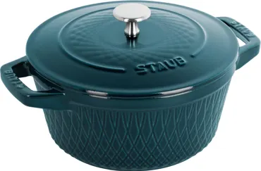 Twisted Cocotte 20cm, rund, La Mer, Gusseisen 2.29l