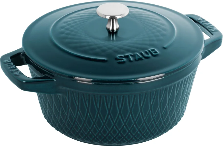Twisted Cocotte 20cm, rund, La Mer, Gusseisen 2.29l