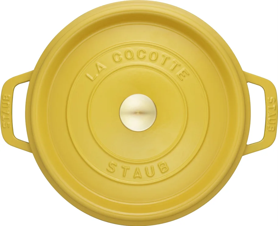 Cocotte 26cm, rund, Citron, Gusseisen 5.25l