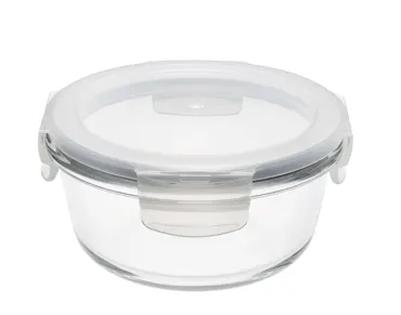 Ofenglasbehälter mit Deckel rund 0.38lt D10cm H6.5cm
