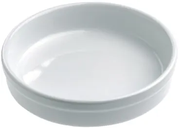 Katalanische Auflaufform, 16cl, Ø 14cm, H:2.5cm, weiss