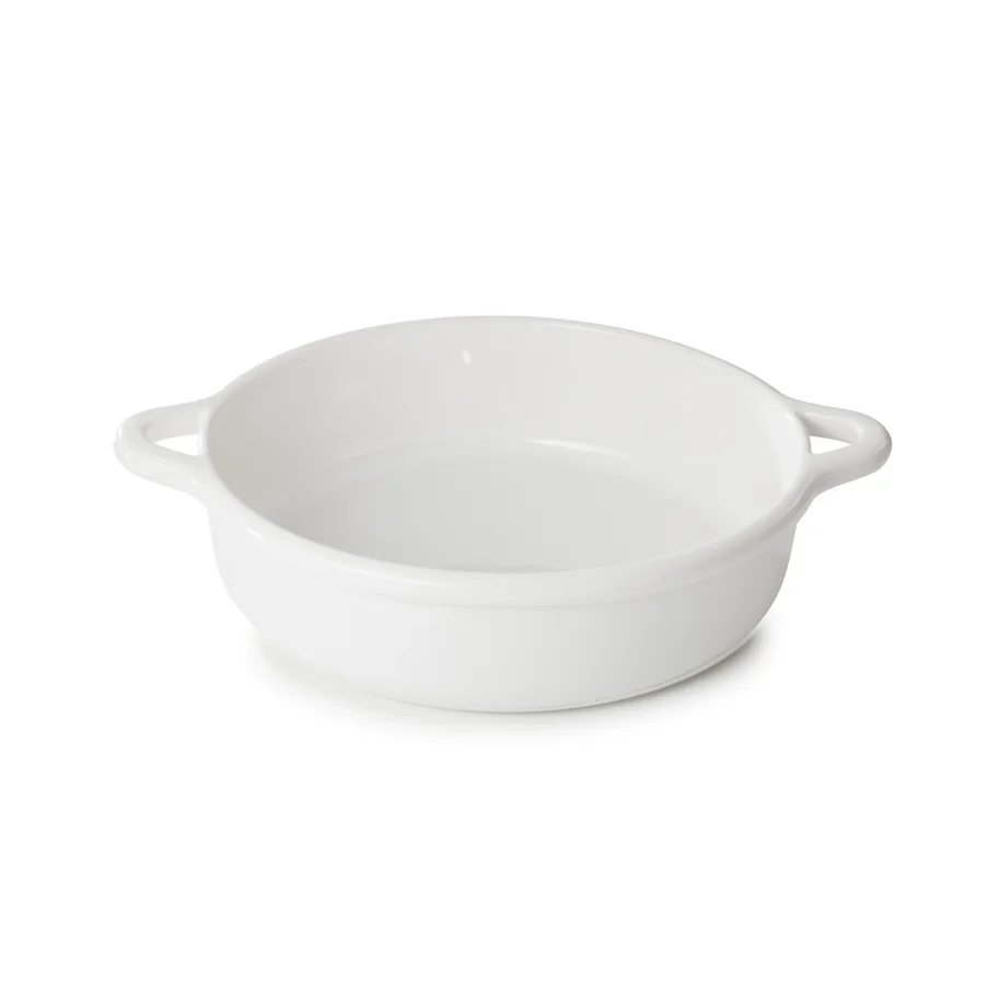 Bombance Auflaufform rund D31cm alabaster weiss