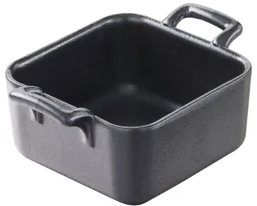 Schälchen quadratisch, 7cm, gusseisen-optik