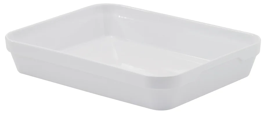 Auflaufform rechteckig 28x17x4.5cm, weiss