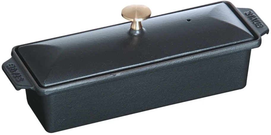 Terrinenform gross schwarz, 30x11x12.8cm  1.45L