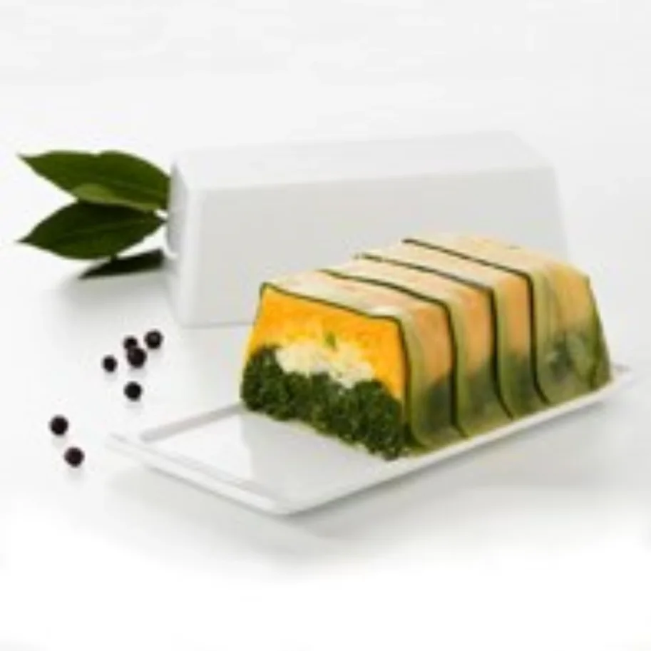 Terrine mit Deckel Tablett, 24x11x7cm, weiss