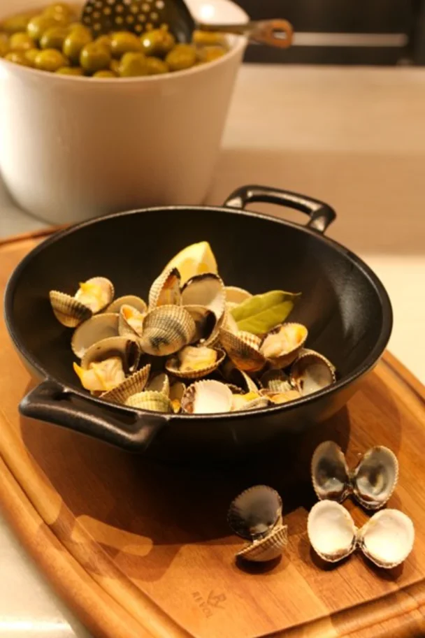 Wok, 1l, gusseisen-optik