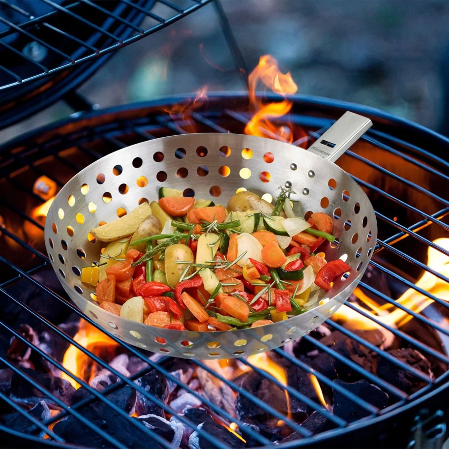 Grillwok, Edelstahl