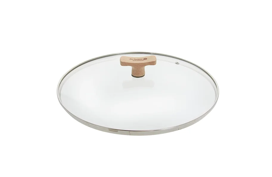 Glasdeckel mit Holzknopf D:24cm passend zu 8780+8788