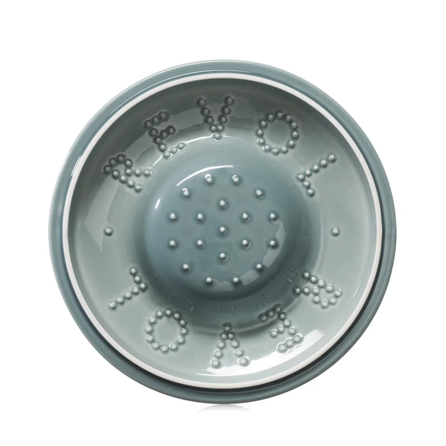 Bombance Porzellandeckel für Kasserolle D26cm wolkengrau