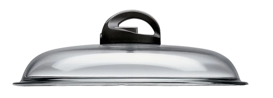 Glasdeckel mit Dampfventil hoch D24cm