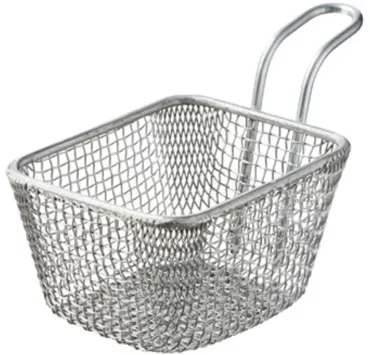 Frittierkorb, 10.5x9x9.5cm, Edelstahl