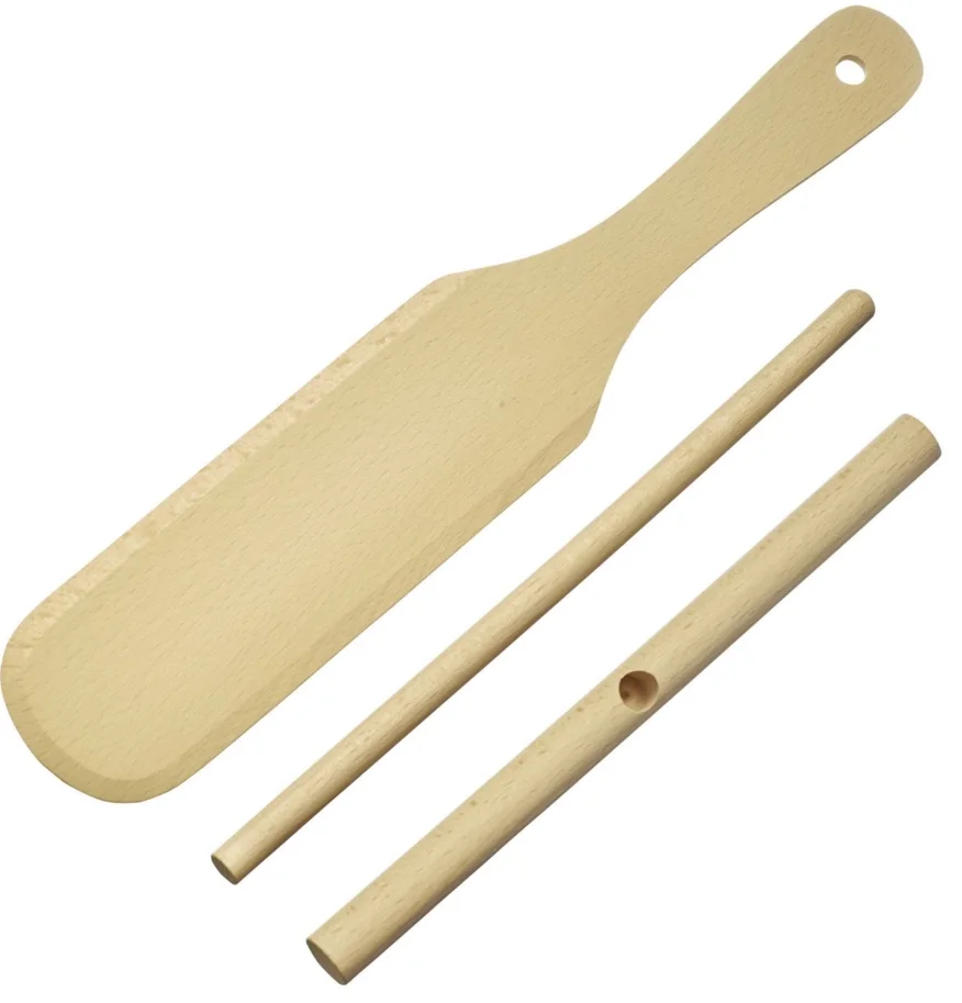 2-tlg. Set Crêpes Spatel und Teigverteiler Woody