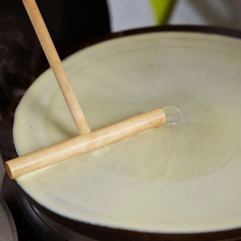 2-tlg. Set Crêpes Spatel und Teigverteiler Woody