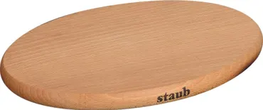 Untersetzer magnetisch 15cm, oval, Buche