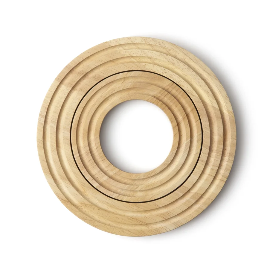 Gummibaum Untersetzer rund, 21x1.5cm