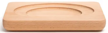 Holz-Untersetzer oval 20x14cm
