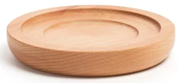 Holz-Untersetzer rund D: 15cm