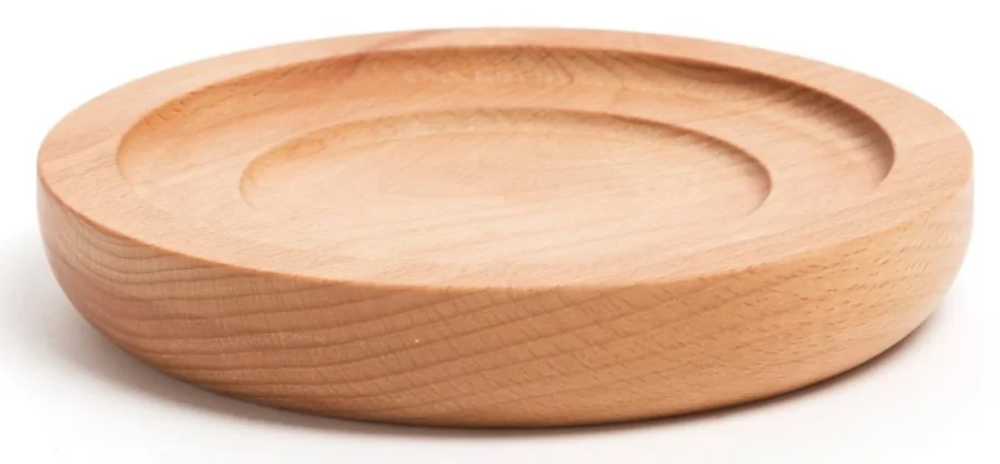 Holz-Untersetzer rund D: 15cm