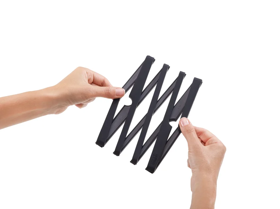Stretch Topfuntersetzer schwarz 19.5x5cm