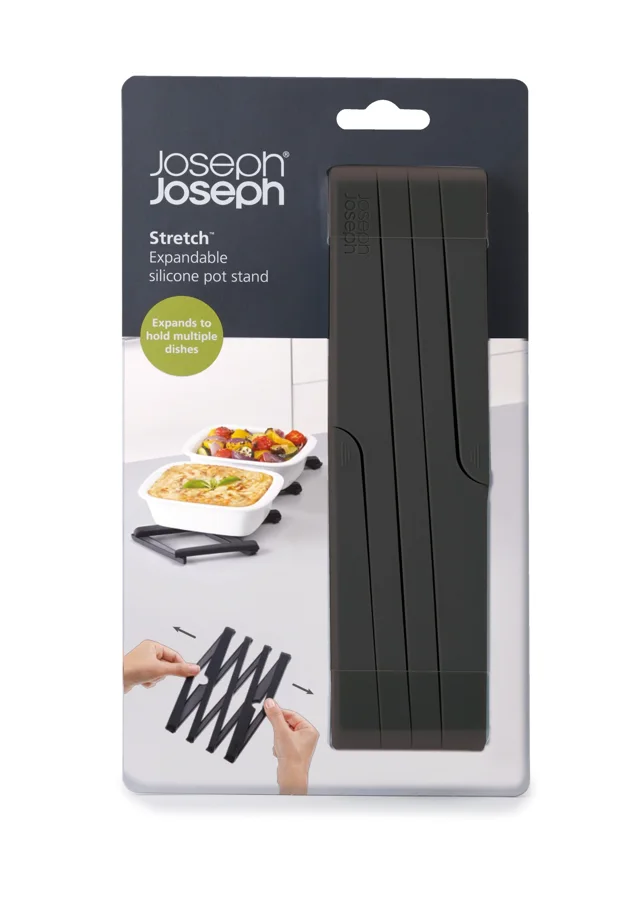 Stretch Topfuntersetzer schwarz 19.5x5cm