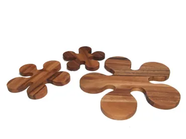 Akazie Untersetzer 16x1.2 cm