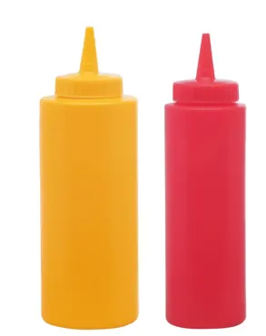 2er Set Saucen Dispenser 1x rot und 1xgelb 0.354lt