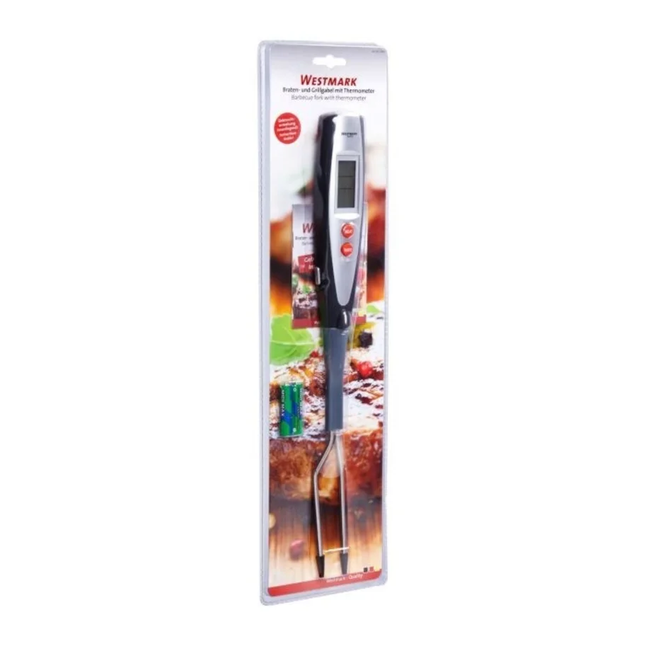 Braten-und Grillgabel mit Thermometer