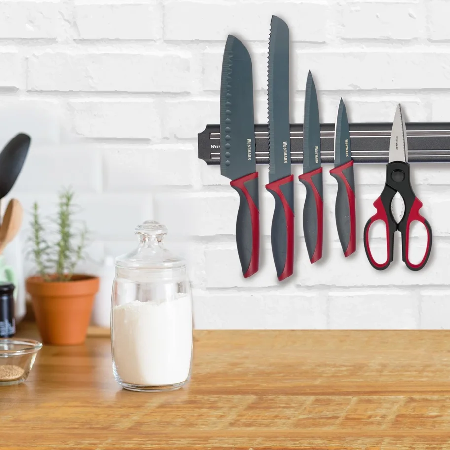 Messerleiste magnetisch 38cm, schwarz
